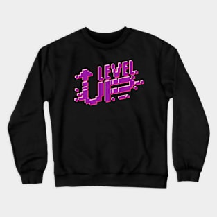 Retro game level up Crewneck Sweatshirt